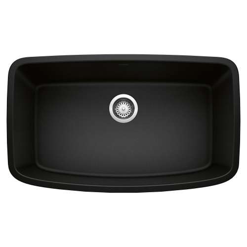KA-442942 Valea Super Single Bowl Sink Kit in Coal Black