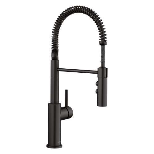 Catris Semi-Pro Pull-Down Dual-Spray Kitchen Faucet - Matte Black, 443032
