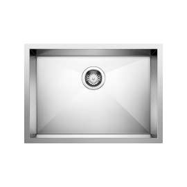 Quatrus R0 25" Single Bowl Undermount ADA Stainless Steel Kitchen Sink, 443047