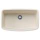 Valea SILGRANIT 32" Super Single Undermount Kitchen Sink - Soft White, 443091