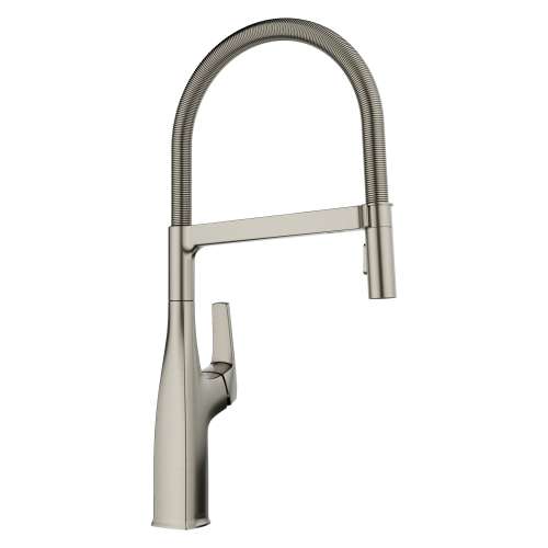 Rivana Semi-Pro Pull-Down Dual-Spray Kitchen Faucet - Satin Platinum, 443248