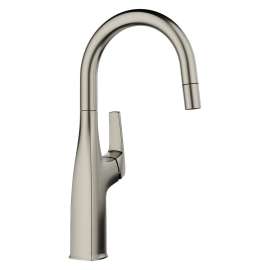 Rivana Pull-Down Bar Faucet - Satin Platinum, 443250
