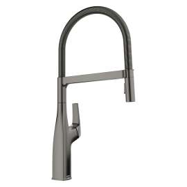 Rivana Semi-Pro Pull-Down Dual-Spray Kitchen Faucet - Satin Dark Steel, 443266