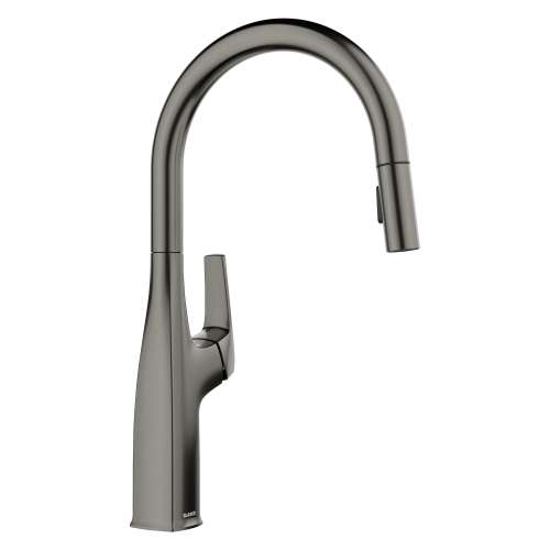 Rivana High Arc Pull-Down Dual-Spray Kitchen Faucet - Satin Dark Steel, 443267