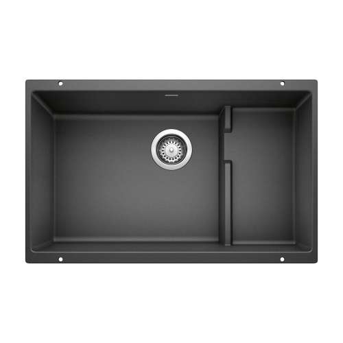 KA-519450 Precis Cascade Super Single Sink Kit in Anthracite