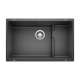 KA-519450 Precis Cascade Super Single Sink Kit in Anthracite