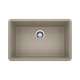 Precis SILGRANIT 27" Single Bowl Undermount Kitchen Sink - Truffle, 522432