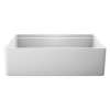 Profina 36" Single Bowl Apron-Front Fireclay Farmhouse Sink - White, 523026