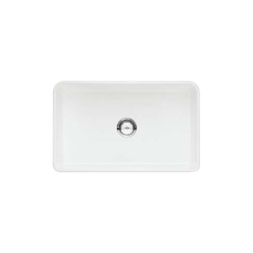 SINK 30X19 NHL SGL BWL 525010 WHITE APRON FRONT CERANA