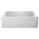 Cerana 33" Fireclay Single Bowl Apron-Front Farmhouse Sink - White, 525012