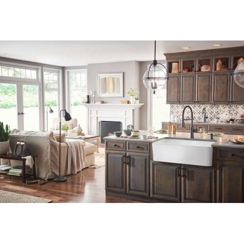 525012-M Cerana SINK 33X19 NHL SGL BWL 525012 WHITE APRON FRONT CERANA