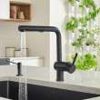 526367-M Linus Single-Lever Pull-Out Kitchen Faucet with 1.5 GPM in Anthracite