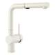 Linus Low Arc Pull-Out Dual-Spray Kitchen Faucet - White, 526373