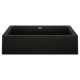 KA-526545 Vintera 30" Super Single Apron Sink Kit in Coal Black