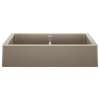 Vintera SILGRANIT 33" Double Bowl Apron-Front Farmhouse Sink - Truffle, 526553