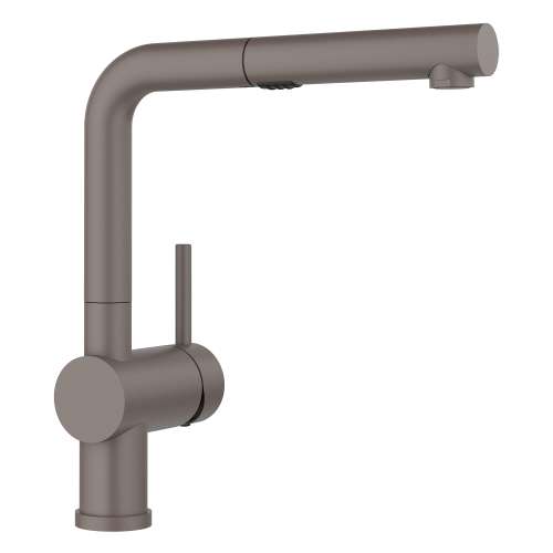 Linus Low Arc Pull-Out Dual-Spray Kitchen Faucet - Volcano Gray, 526962