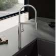 Culina II Pull-Down Dual-Spray Touchless Sensor Kitchen Faucet - PVD Steel, 527470