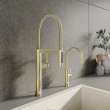 Culina II Semi-Pro Pull-Down Dual-Spray Kitchen Faucet - Satin Gold, 527476