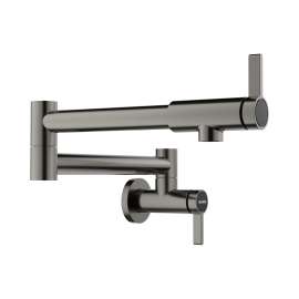 Culina II Wall-Mounted Pot Filler - Satin Dark Steel, 527487