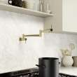 Culina II Wall-Mounted Pot Filler - Satin Gold, 527488