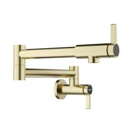 Culina II Wall-Mounted Pot Filler - Satin Gold, 527488