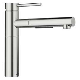 Alta II Low Arc Pull-Out Dual-Spray Kitchen Faucet - PVD Steel, 527559