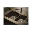 Diamond 20.843-In X 32-In Double-Basin Granite Undermount Kitchen Sink
