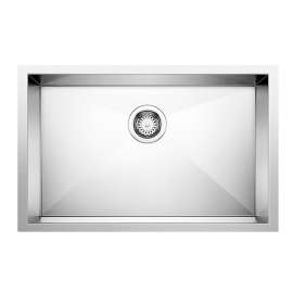 Quatrus R0 28" Single Bowl Undermount Stainless Steel Kitchen Sink, 443048