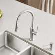 Pull Down Kitchen Faucet 1.5 gpm in Stainless Finish
