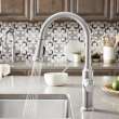 Pull Down Kitchen Faucet 1.5 gpm in Stainless Finish