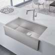 19.5-in x 32-in Stainless Steel 10-in Deep 20-Gauge Kitchen Sink, in Durinox Stainless Steel
