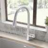 Kitchen Faucet With Pull-Down Spray 1.5 gpm in Stainless Finish