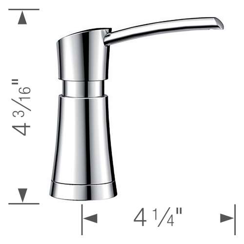 442048 Soap Dispenser, in Chrome