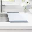 17.25-in L x 10.625-in W Glass Cutting Board in White