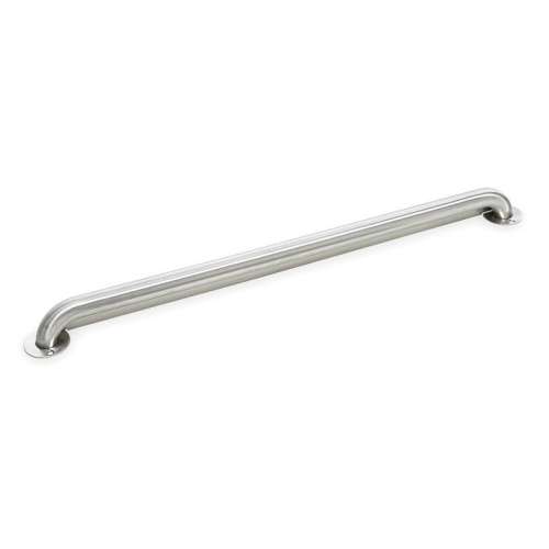 24-in L Stainless Steel Front Mounted Grab Bar, Satin