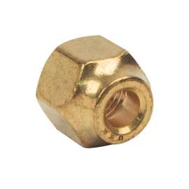 1/4 in. O.D. Tube Flare Refrigeration Nuts - Shor