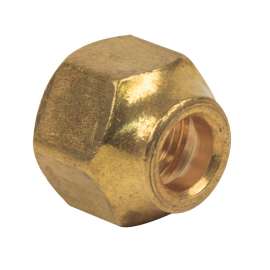 3/8 in. O.D. Tube Flare Refrigeration Nuts - Shor