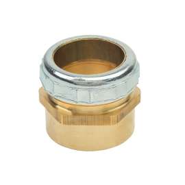 1-1/4 in. O.D. Tube x 1-1/4 in. I.D. Female Sweat Compression Female Sweat Waste Connector