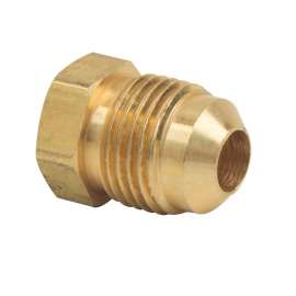 Plug 3/8in Brass Flare