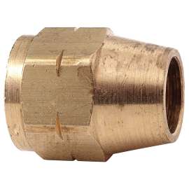Nut 1/4in Brass Long Flare