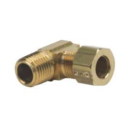 3/8 in. O.D. Tube x 1/4 in. MIP Compression Male Reducing Elbow