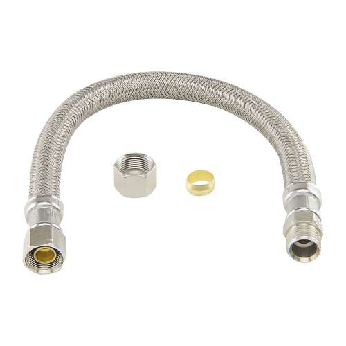 B1-12KC F 3/8 in. Comp x 3/8 in. Comp with KC Nosepiece Braided Polymer Connector