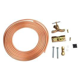 For 3/8 in. to 1 in. O.D. Tube, includes 25 Ft. Copper Tube Self-Piercing Needle Valve Kit