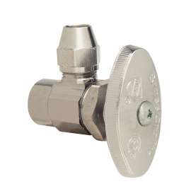 1/2 in. Nom Sweat x 3/8 in. O.D. Flare - Angle Multi-Turn Stop