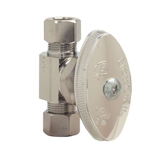 1/4 in. Nom Comp x 3/8 in. O.D. Comp - Straight Multi-Turn Stop