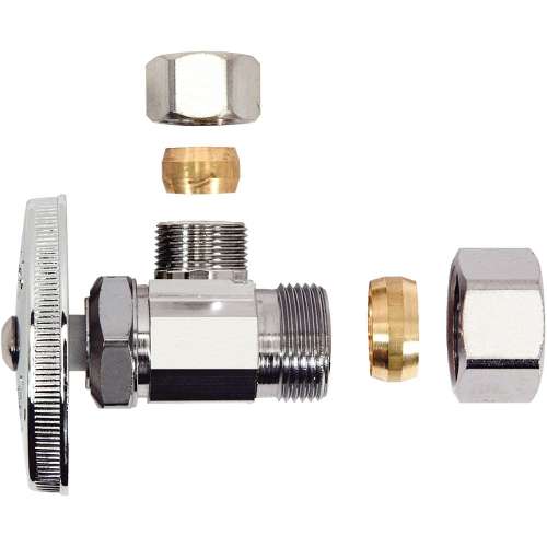 1/2 in. Nom Comp x 7/16 in. O.D. Comp - Angle Multi-Turn Stop