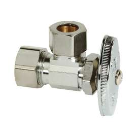 1/2 in. Nom Comp x 1/2 in. O.D. Comp - Angle Multi-Turn Stop