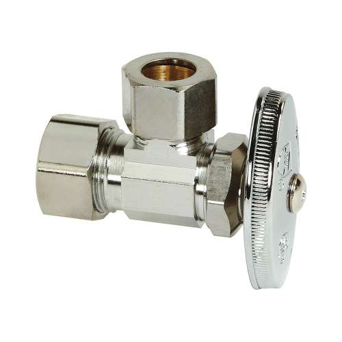 1/2 in. Nom Comp x 1/2 in. O.D. Comp - Angle Multi-Turn Stop