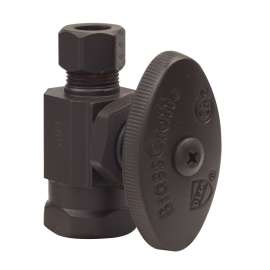 1/2 in. FIP x 3/8 in. O.D. Comp - Straight Multi-Turn Stop