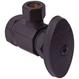 1/2 in. FIP x 3/8 in. O.D. Comp - Angle Multi-Turn Stop